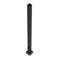 RAB Lighting 25' Steel Pole - Square - Pre-Drilled Top - 4