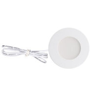 Lotus 2W Ultra Slim LED Puck Light - Dimmable - 3000K - 150 Lumens - 12V