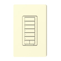Lutron RadioRA 2 seeTouch CL Hybrid Keypad - 6 Button w/ Raise-Lower - Almond