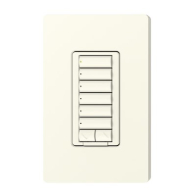 Lutron RadioRA 2 seeTouch CL Hybrid Keypad - 6 Button w/ Raise-Lower - Biscuit