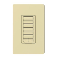 Lutron RadioRA 2 seeTouch CL Hybrid Keypad - 6 Button w/ Raise-Lower - Ivory