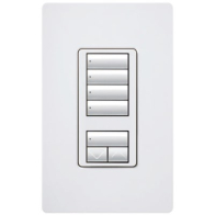 Lutron RadioRA 2 seeTouch Wall-Mount Designer Keypad - 4 Scene w/ Raise-Lower - Midnight