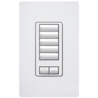Lutron RadioRA 2 seeTouch Wall-Mount Designer Keypad - 5 Button w/ Raise-Lower - Biscuit