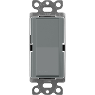 Lutron Claro 3-Way Switch - 15A - Slate