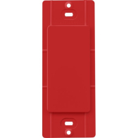 Lutron Claro Blank Insert - Signal Red