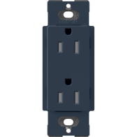 Lutron Claro 15A Tamper Resistant Receptacle - Deep Sea