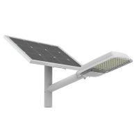 Westgate SOLA LED Solar Roadway/Area Split Light - 30W - 5000K - 4,500 Lumens - Gray