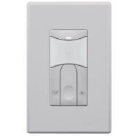 SensorWorx Wall Switch Sensor - PIR - Manual On - 0-10V Dimming - 120-277V - Gray