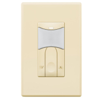 SensorWorx Wall Switch Sensor - PIR - Auto On - 0-10V Dimming - Stand Alone - 12-24V - Light Almond
