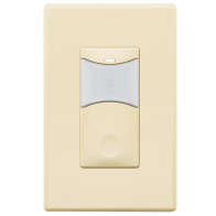 SensorWorx Wall Switch Sensor - PIR - 1-Pole - Auto On - 120-277V - Light Almond