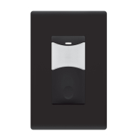 SensorWorx Wall Switch Sensor - Humid Environment - PIR + Daylight Detection - Manual On - Stand Alone - 12-24V - Black