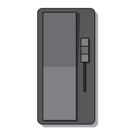 DiodeLED SWITCHEX+ R1 Faceplate Only - Black