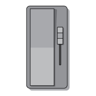 DiodeLED SWITCHEX+ R1 Faceplate Only - Gray