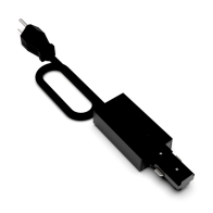 RAB Track System 12-Foot Cord and Plug - Black