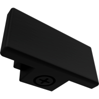 RAB Track Lighting End Cap - Black
