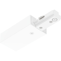 RAB Track System End Feed - White