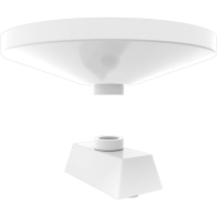 RAB Track Lighting Suspension Canopy Mount Kit - White
