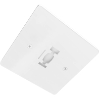 RAB LED Track Lighting Mono-Point Adapter - White