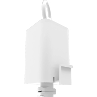 RAB LED Track Lighting Pendant Adapter - White