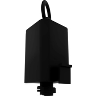 RAB LED Track Lighting Pendant Adapter - Black