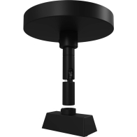 RAB Track Lighting Suspension Sloped Ceiling Kit - Black