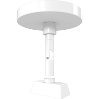 RAB Track Lighting Suspension Sloped Ceiling Kit - White