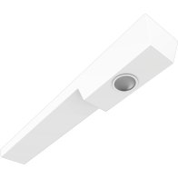 RAB Track Lighting Suspension Top Access End Feed Wired Cover - White