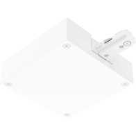 RAB Track System T-Bar End Feed - White