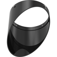 RAB Track Light Wall Washer Accessory - Large - Black