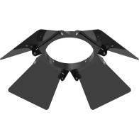 RAB Track Light Barn Door Accessory - Medium - Black