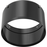 RAB Track Light Snoot Accessory - Medium - Black