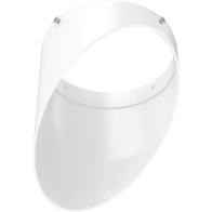 RAB Track Light Wall Washer Accessory - Medium - White
