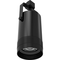 RAB TK22 Medium RGB Track Light Head - 1,327 Max Lumens - 20W - RGB + Tunable White - Black - 120-277V