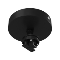 RAB TK22R LED Track Light Ceiling Mount Kit - Black