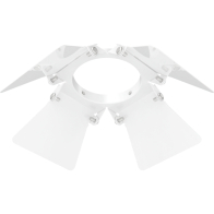 RAB Track Light Barn Door Accessory - Small - White