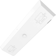 RAB LED Track Lighting Duo-Point Adapter - White