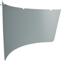 RAB TOTEM House Side Shield - Roadway Gray