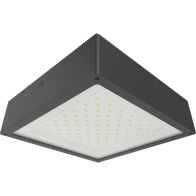 RAB VAN34 LED Canopy Light - Flat Lens - 4,734 Max Lumens - 20 | 25 | 30W - On/Off Photocell - 120-277V