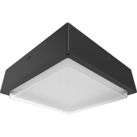 RAB VAN34 LED Canopy Light - Frosted Drop Lens - 8,463 Max Lumens - 40 | 50 | 60W - On/Off Photocell - 120-277V