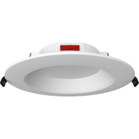 RAB WFD34 6" LED Wafer Downlight - Baffle Reflector - CCT Selectable - 120V - White - 12 Pack