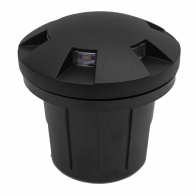 Westgate WLL-159 Integrated LED Well Light - 6-Way Lens - 5W - 3000K - 400 Lumens - 12V - Black
