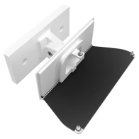 RAB 65 Degree Swivel Arm for WPLEDM - White