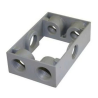 Westgate One-Gang Extension Box - 3/4” Trade Size - 6 Outlet Holes
