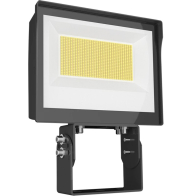 RAB X17 LED Flood Light - Trunnion Mount - Photocell - 16,249 Lumens - 105W - CCT Selectable - 120-277V - Bronze