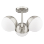 Z-Lite Realm Sphere Semi Flush Mount - Thumbnail 3