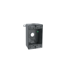RAB Weatherproof Single Outlet Box - (3) 3/4