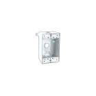 RAB Weatherproof Single Outlet Box - (3) 1/2