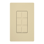 Lutron Multi-Port Frame - Field Customizable - Ivory