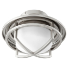 Oxygen Lighting Fleet Ceiling Fan LED Cage Light Kit - 3000K - 120V - Satin Nickel