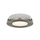 DALS Push-Puck LED Recessed Puck Light - 210 Lumens - 4W - CCT Selectable - 24V - Satin Nickel